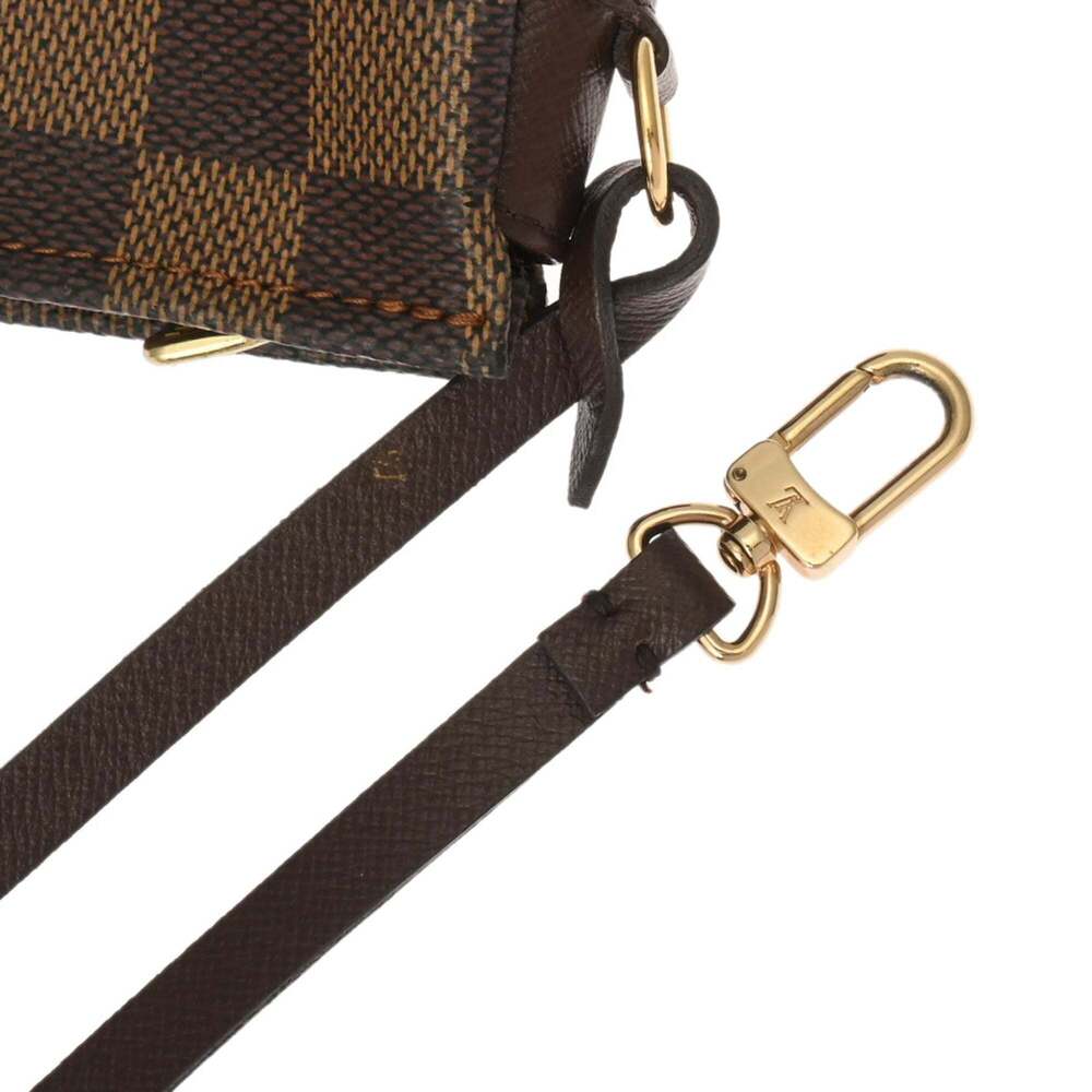 LOUIS VUITTON Brown Damier Canvas Pouch - Picture 5 of 11